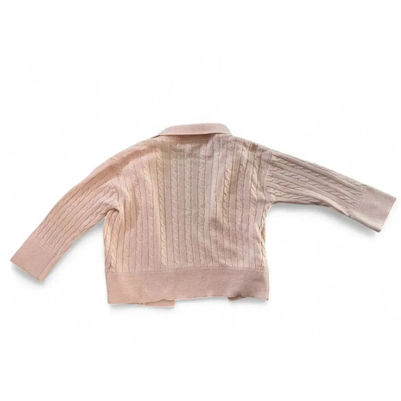 Ralph Lauren Women's Sweater Open Cardigan Size Medium Pink Silk/Cashmere - Picture 8 of 10